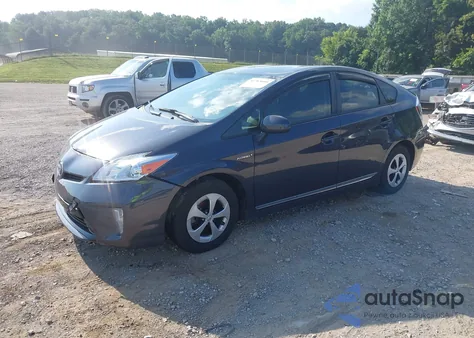 2013 Toyota Prius Two из США, поврежденный, VIN JTDKN3DU3D1616798
